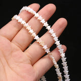 Mother of Pearl Pentacle Shape Shell Beads for Jewelry Making