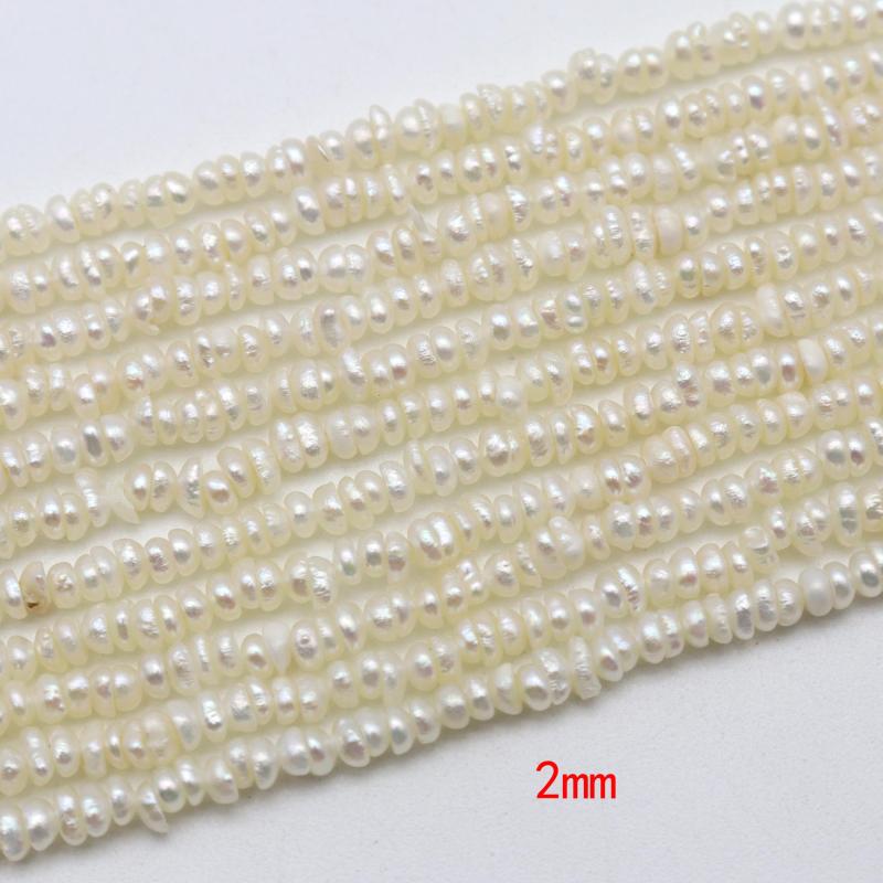 Freshwater Pearl Beads Flat-shape Loose Spacer Bead