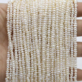 Freshwater Pearl Beads Flat-shape Loose Spacer Bead
