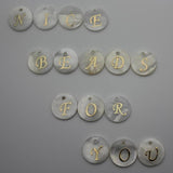 Mother Of Pearl Shell Disc Bead Charms Pendant for Jewelry Making