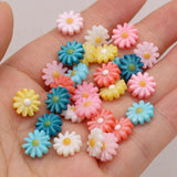 10Pcs Natural Flower Mother Of Pearl Shell Beads 10/12mm For DIY Necklace