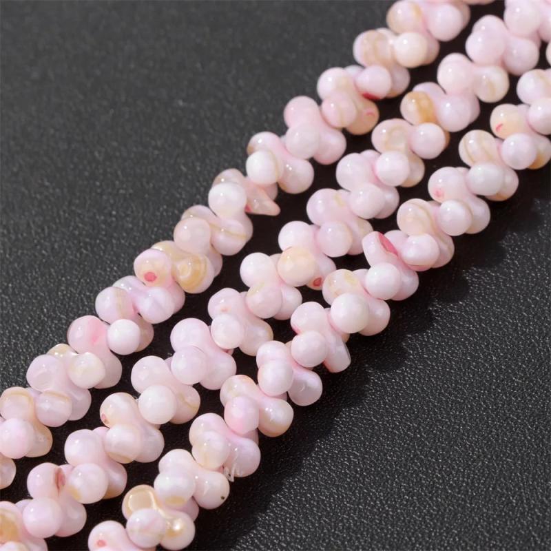 Bone Shaped Shell Beads Natural Mother Of Pearl Charms Loose Beads