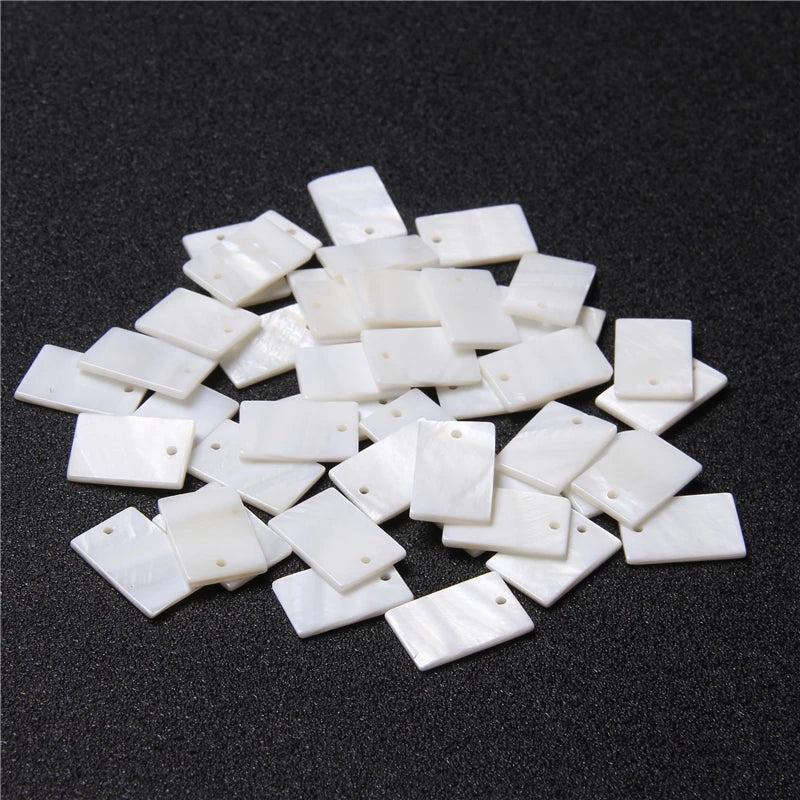 Mother of Pearl Shell Charms for Jewelry Making DIY Necklace