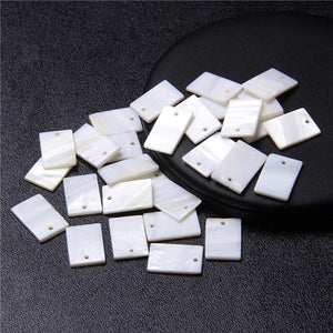 Mother of Pearl Shell Charms for Jewelry Making DIY Necklace