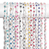 Evil Eye Shell Bead Charm Natural Mother of Pearl Amulet Beads