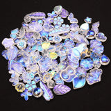 Leaf Flower Glass Crystal Spacer Beads for DIY Bracelet Necklace
