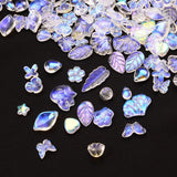 Leaf Flower Glass Crystal Spacer Beads for DIY Bracelet Necklace