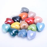 12mm Pure Heart Beads Ceramic Loose Beads For Jewelry making Diy
