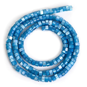 3x4MM Natural Shell Pearl Spacer Beads for Jewelry Making 160pcs