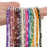 3x4MM Natural Shell Pearl Spacer Beads for Jewelry Making 160pcs