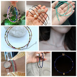 Multicolor Quartzs Crystal Bead Round Amethysts Zircon Beads for DIY Necklace