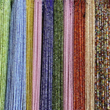 Multicolor Quartzs Crystal Bead Round Amethysts Zircon Beads for DIY Necklace