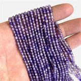 Multicolor Quartzs Crystal Bead Round Amethysts Zircon Beads for DIY Necklace