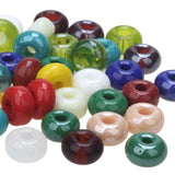 25pcs Mixed Lampwork Glass Beads for DIY Necklace/Bracelet Making