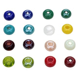 25pcs Mixed Lampwork Glass Beads for DIY Necklace/Bracelet Making