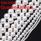 Colorful Freshwater Shell Beads Round Pearl Mother Loose Beads