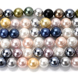 Colorful Freshwater Shell Beads Round Pearl Mother Loose Beads