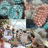 Colorful Freshwater Shell Beads Round Pearl Mother Loose Beads
