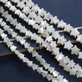 30Pc/Pack Natural Mother Of Pearl Shell Five-Pointed Star Beads