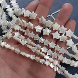 30Pc/Pack Natural Mother Of Pearl Shell Five-Pointed Star Beads