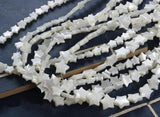 30Pc/Pack Natural Mother Of Pearl Shell Five-Pointed Star Beads