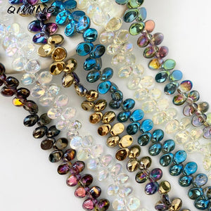 6x8mm Petal Shape Glass Bead Loose DIY Jewelry Making
