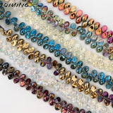 6x8mm Petal Shape Glass Bead Loose DIY Jewelry Making