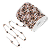 Small Pearl Beads Chain Stainless Steel for DIY Necklace Jewelry