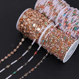 Small Pearl Beads Chain Stainless Steel for DIY Necklace Jewelry