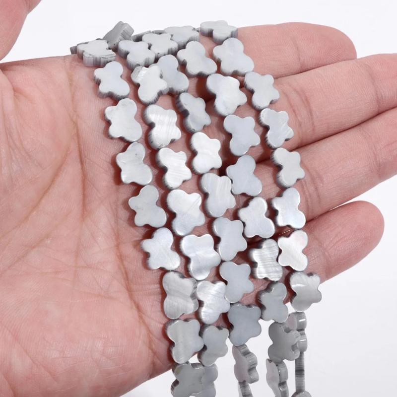 Mother of Pearl Shell Beads Butterfly Shape Spacer Charm 8x11MM