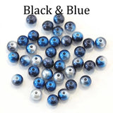 3-2mm ABS Pearl Beads Hole Multicolor Round Acrylic DIY Jewelry Findings