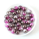 3-2mm ABS Pearl Beads Hole Multicolor Round Acrylic DIY Jewelry Findings