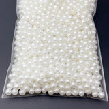 6-16mm ABS Straight Hole Frosted Wrinkle Crack Effect Plastic Pine Beads