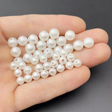 6-16mm ABS Straight Hole Frosted Wrinkle Crack Effect Plastic Pine Beads