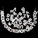 26 Letter Shell Charms, DIY Necklace Making Kit, Birthday Gift for Women