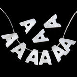 26 Letter Shell Charms, DIY Necklace Making Kit, Birthday Gift for Women