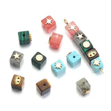 5pcs DIY Natural Stone Beads for Heart Sea Shells Jewelry Making