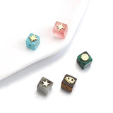5pcs DIY Natural Stone Beads for Heart Sea Shells Jewelry Making