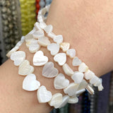 Shell Beads Heart Pearl Spacer for Jewelry DIY