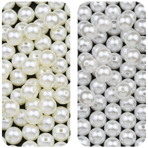 3~14mm ABS Pearl Round Acrylic Loose Beads for DIY Jewelry Making