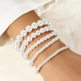 3~14mm ABS Pearl Round Acrylic Loose Beads for DIY Jewelry Making