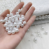 3~14mm ABS Pearl Round Acrylic Loose Beads for DIY Jewelry Making