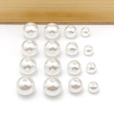 ABS Straight Perforated Pearl Rice Plastic Loose Beads