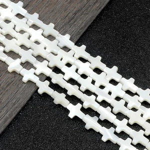 Jesus Cross Shell Bead Healing Mother of Pearl DIY Jewelry Making