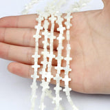 Jesus Cross Shell Bead Healing Mother of Pearl DIY Jewelry Making