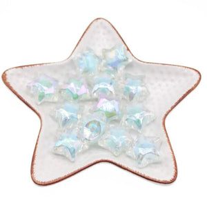 20Pcs Acrylic Star Rainbow Candy Beads AB Beads for Jewelry Making DIY