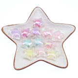 20Pcs Acrylic Star Rainbow Candy Beads AB Beads for Jewelry Making DIY