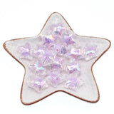 20Pcs Acrylic Star Rainbow Candy Beads AB Beads for Jewelry Making DIY