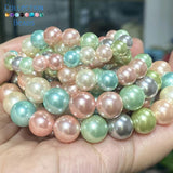 Multicolor Pearl Round Spacer Beads 6/8/10mm DIY Jewelry Making Accessories