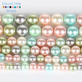 Multicolor Pearl Round Spacer Beads 6/8/10mm DIY Jewelry Making Accessories